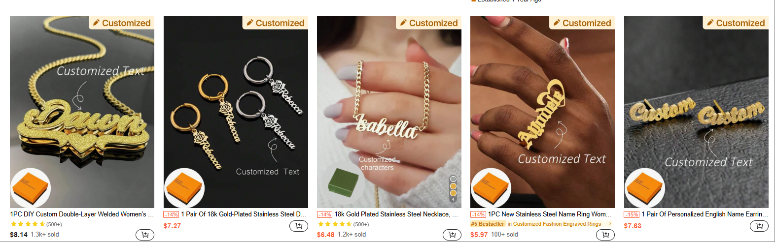 Personalized & Customizable Products