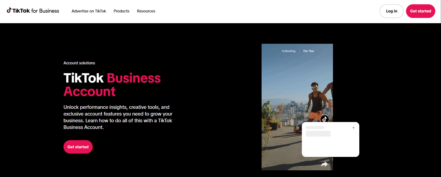 Create a TikTok Business Account